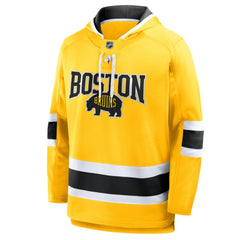 Boston Bruins Fanatics 2026 NHL Stadium Series Lace Up Hoodie - Gold - NHL