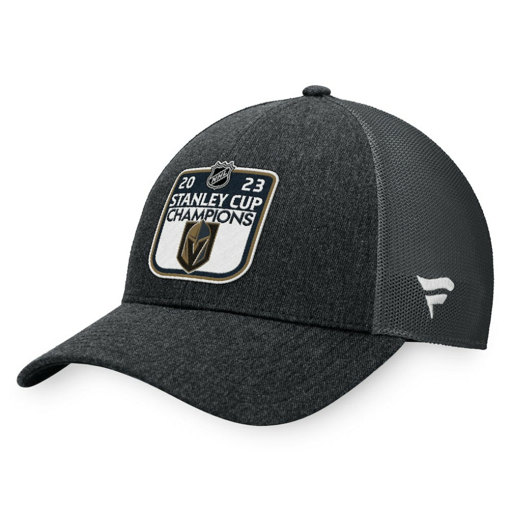 Vegas Golden Knights Fanatics 2023 Stanley Cup Champions Locker Room Adjustable Hat - Charcoal - NHL