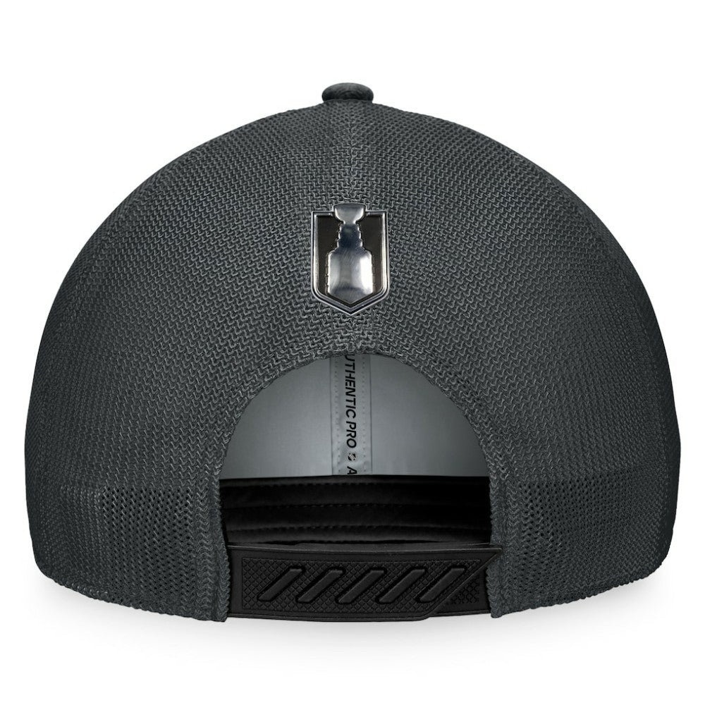 Vegas Golden Knights Fanatics 2023 Stanley Cup Champions Locker Room Adjustable Hat - Charcoal - NHL