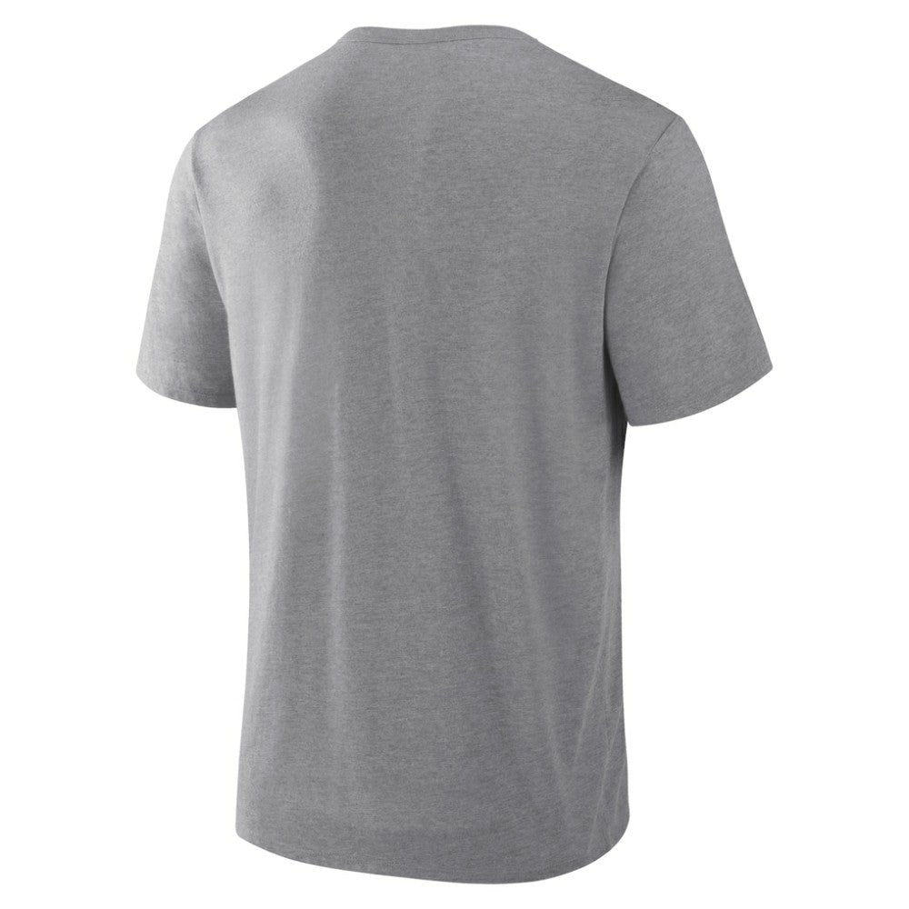 Utah Mammoth Fanatics Tribute Tri-Blend T-Shirt - Heather Gray - NHL