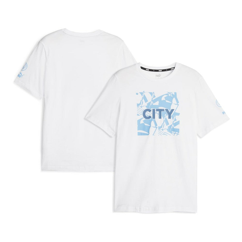 Manchester City FtblCore Graphic T-Shirt White | Puma discount