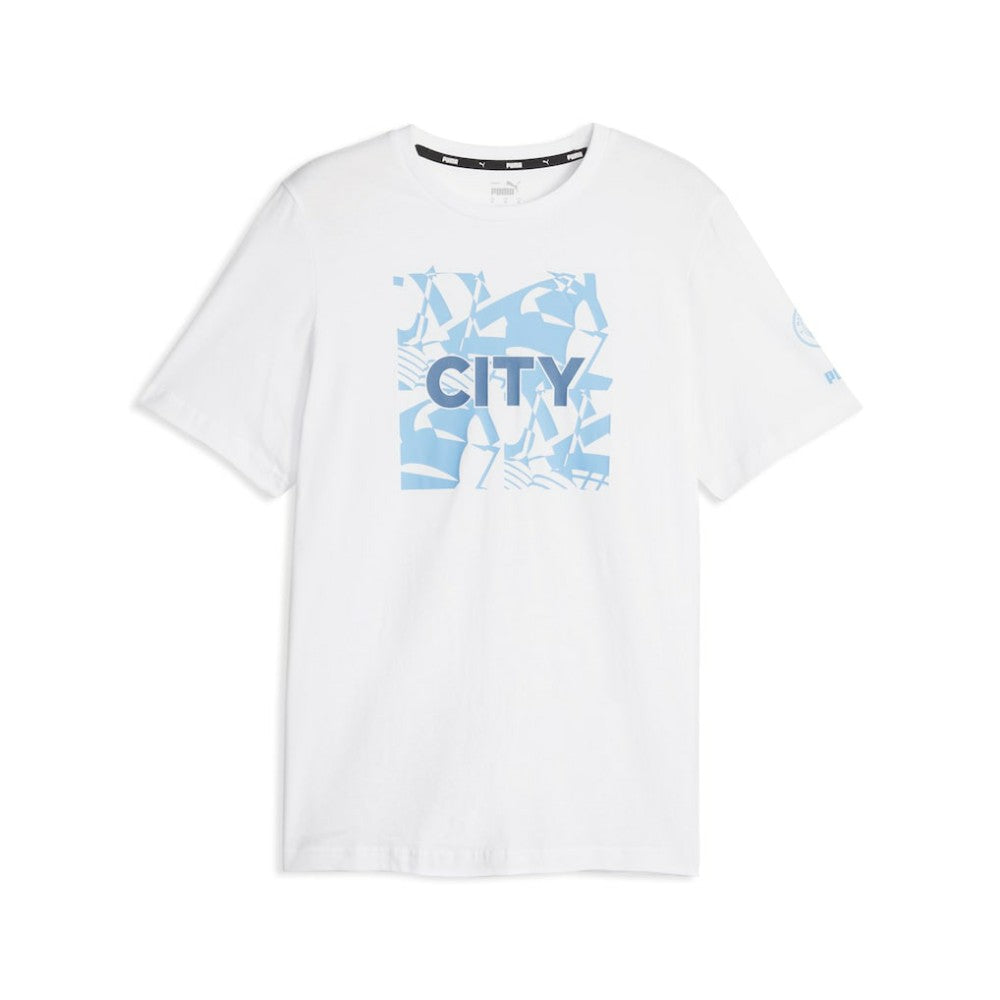 Manchester City FtblCore Graphic T-Shirt White | Puma discount