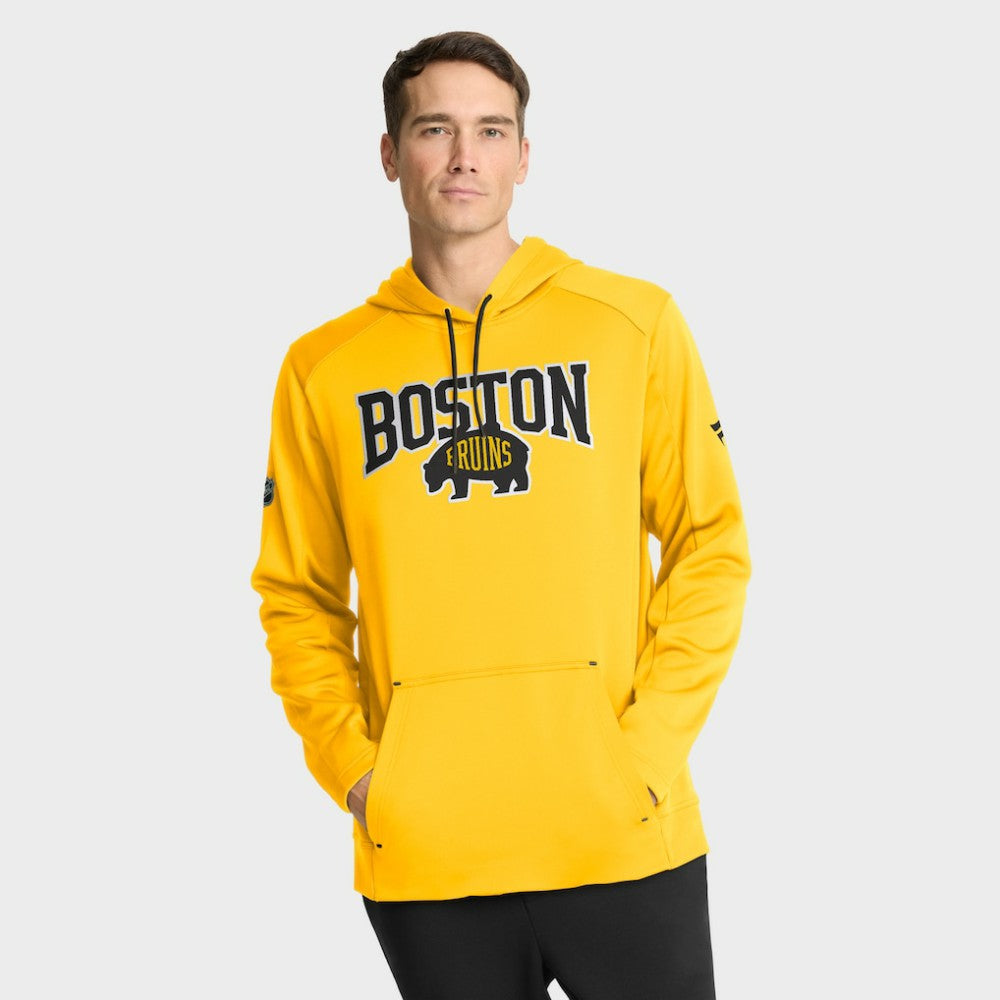 Boston Bruins Fanatics 2026 NHL Stadium Series Authentic Pro Pullover Hoodie - Gold - NHL