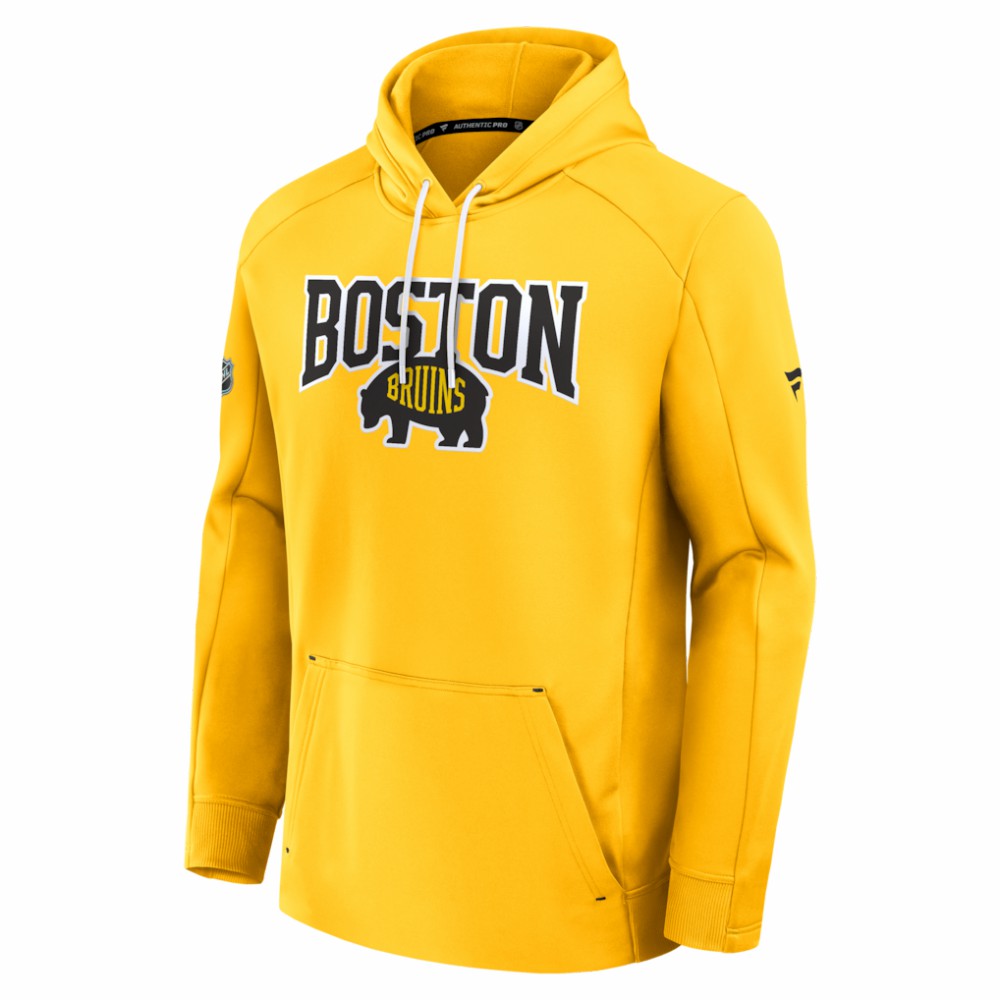 Boston Bruins Fanatics 2026 NHL Stadium Series Authentic Pro Pullover Hoodie - Gold - NHL