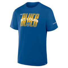St. Louis Blues Fanatics Team Vision Legacy T-Shirt - Blue - NHL