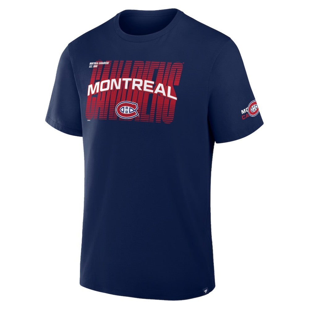 Montreal Canadiens Fanatics Team Vision Legacy T-Shirt - Navy - NHL