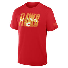 Calgary Flames Fanatics Team Vision Legacy T-Shirt - Red - NHL