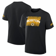 Boston Bruins Fanatics Team Vision Legacy T-Shirt - Black - NHL
