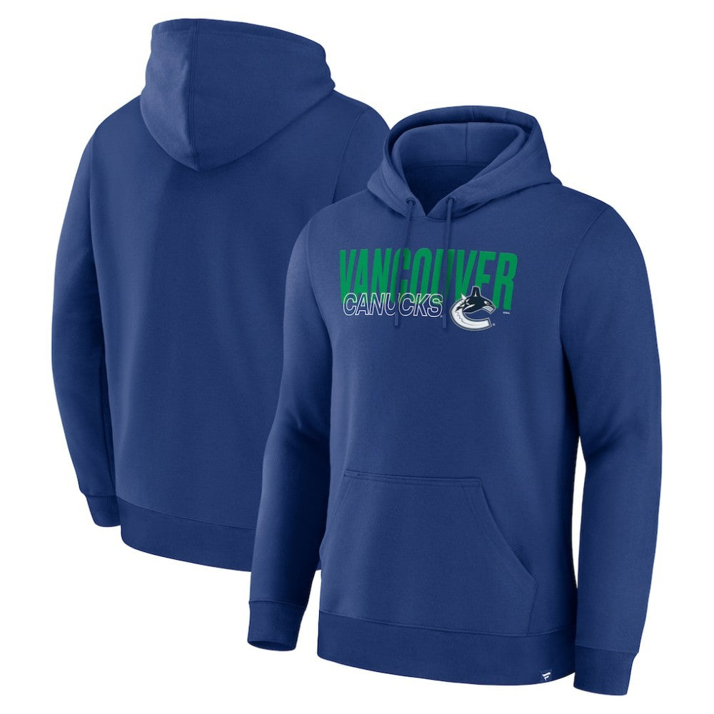 Vancouver Canucks Fanatics Net Minder Legacy Hoodie - Blue - NHL