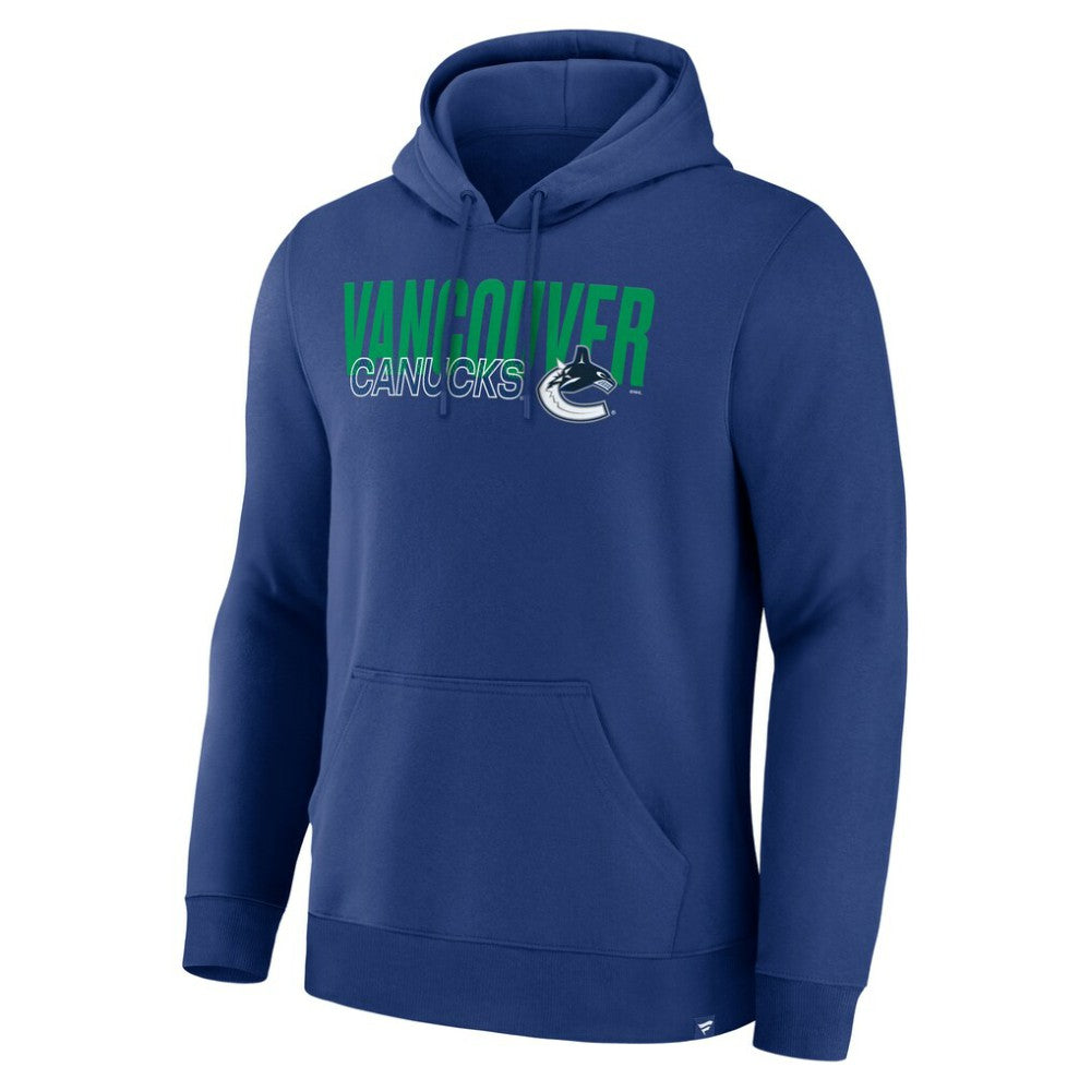 Vancouver Canucks Fanatics Net Minder Legacy Hoodie - Blue - NHL