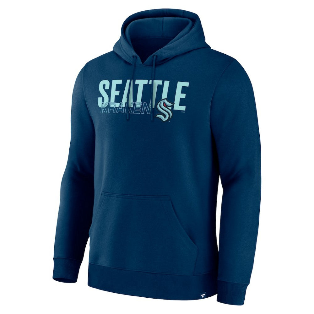 Seattle Kraken Fanatics Net Minder Legacy Hoodie - Deep Sea Blue - NHL