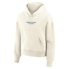 Edmonton Oilers Fanatics Women's Neutral Zone Legacy Hoodie - Cream - NHL