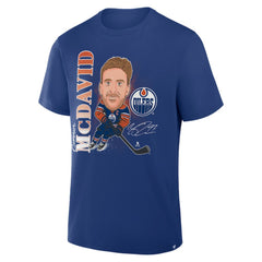Connor McDavid Edmonton Oilers Fanatics Caricature Player T-Shirt - Royal - NHL