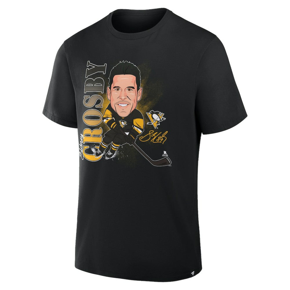 Sidney Crosby Pittsburgh Penguins Fanatics Caricature Player T-Shirt - Black - NHL