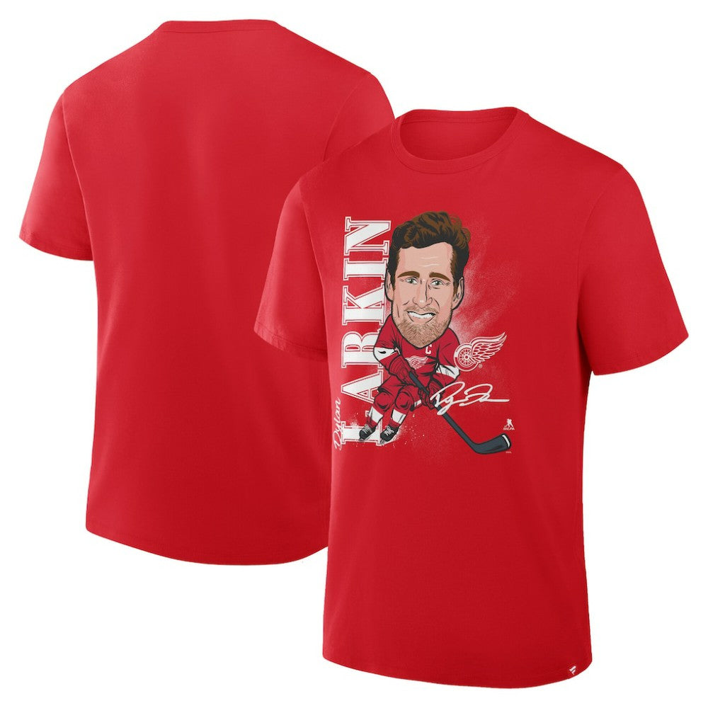 Dylan Larkin Detroit Red Wings Fanatics Caricature Player T-Shirt - Red - NHL