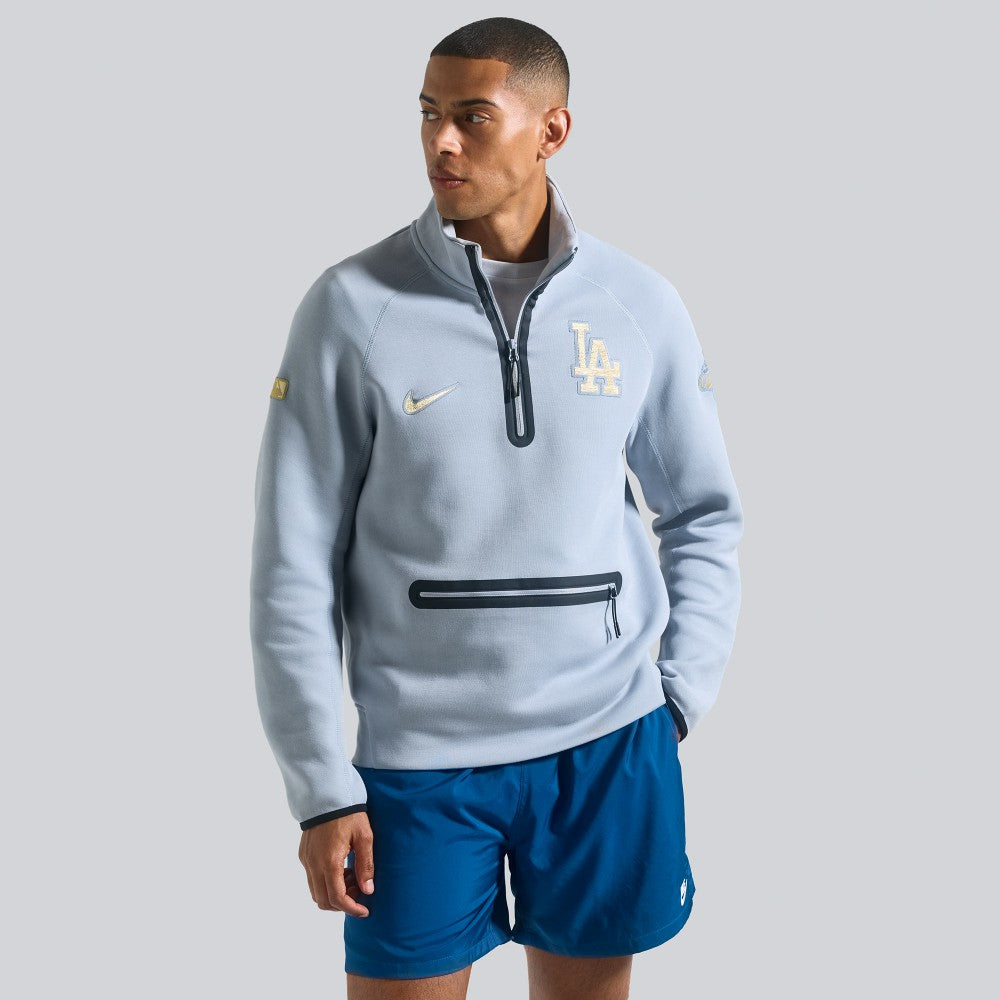 Los Angeles Dodgers Nike 2026 Gold Collection Tech Fleece Half-Zip Pullover - MLB
