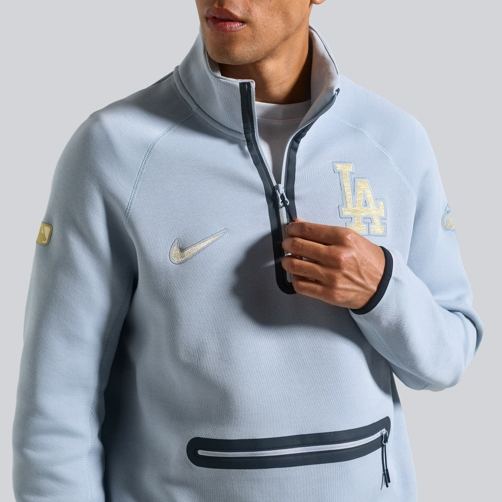 Los Angeles Dodgers Nike 2026 Gold Collection Tech Fleece Half-Zip Pullover - MLB