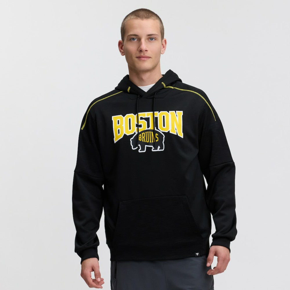 Boston Bruins Fanatics 2026 NHL Stadium Series Defender Pullover Hoodie - Black - NHL