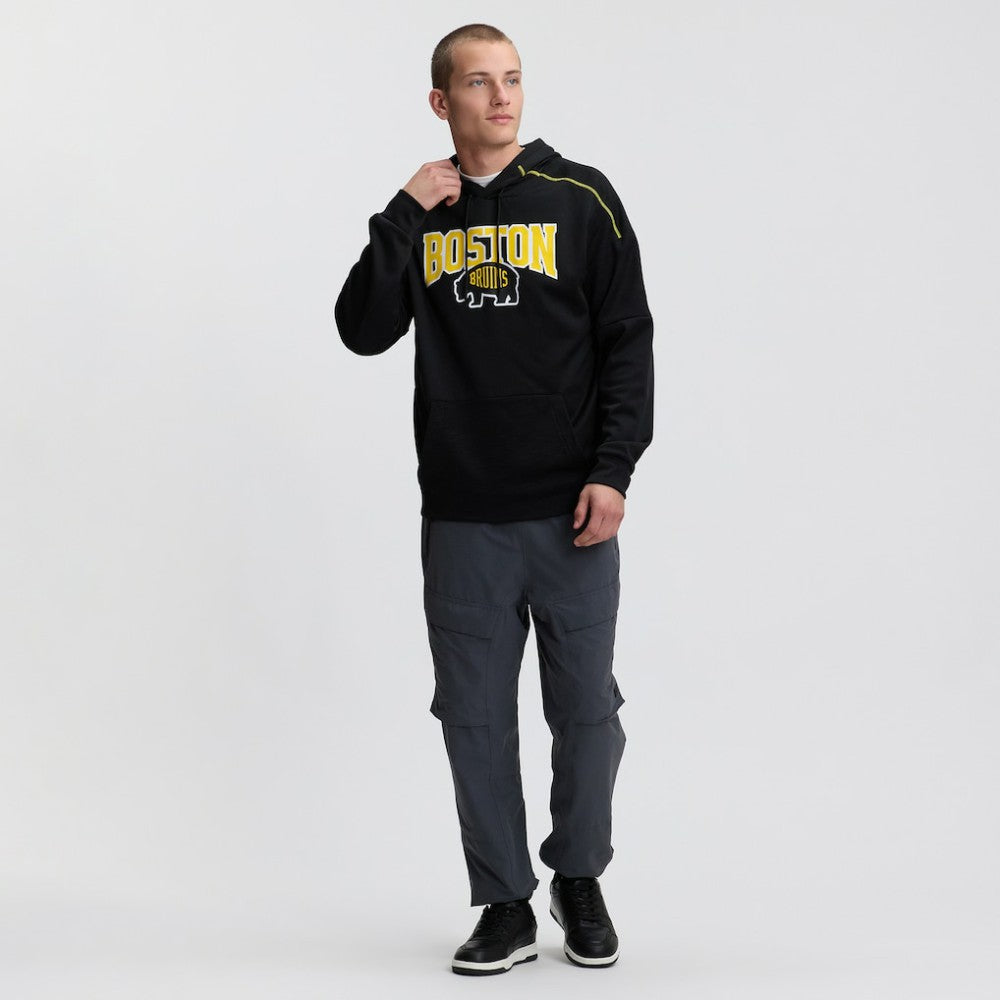 Boston Bruins Fanatics 2026 NHL Stadium Series Defender Pullover Hoodie - Black - NHL