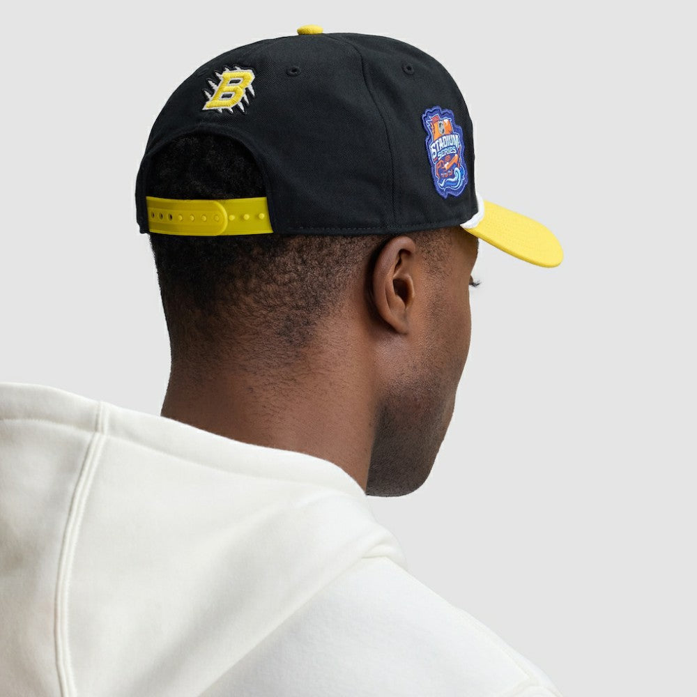 Boston Bruins Fanatics 2026 NHL Stadium Series Authentic Pro A-Frame Adjustable Hat - Black - NHL