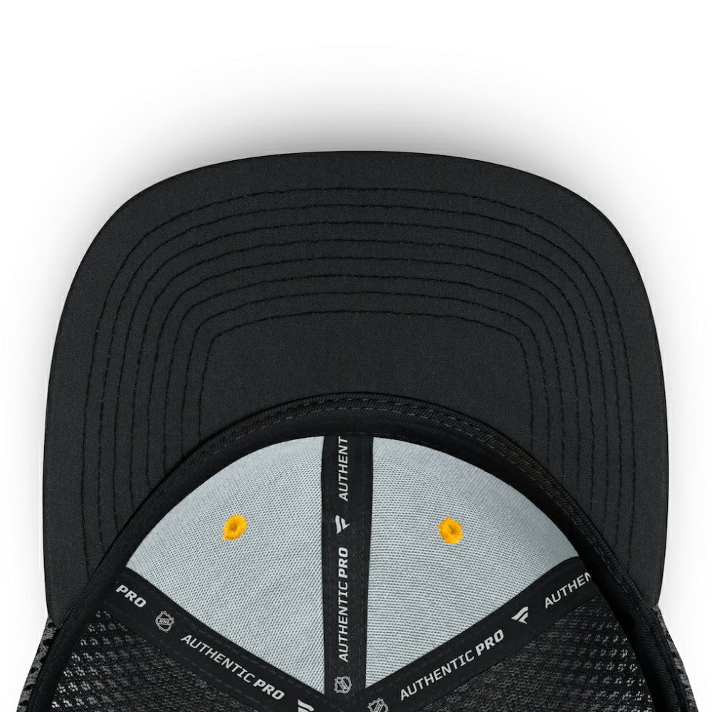 Boston Bruins Fanatics 2026 NHL Stadium Series Authentic Pro Adjustable Trucker Hat - Gold/Black - NHL