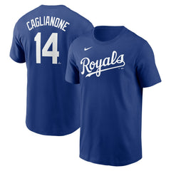 Jac Caglianone Kansas City Royals Nike Fuse Name & Number T-Shirt - MLB