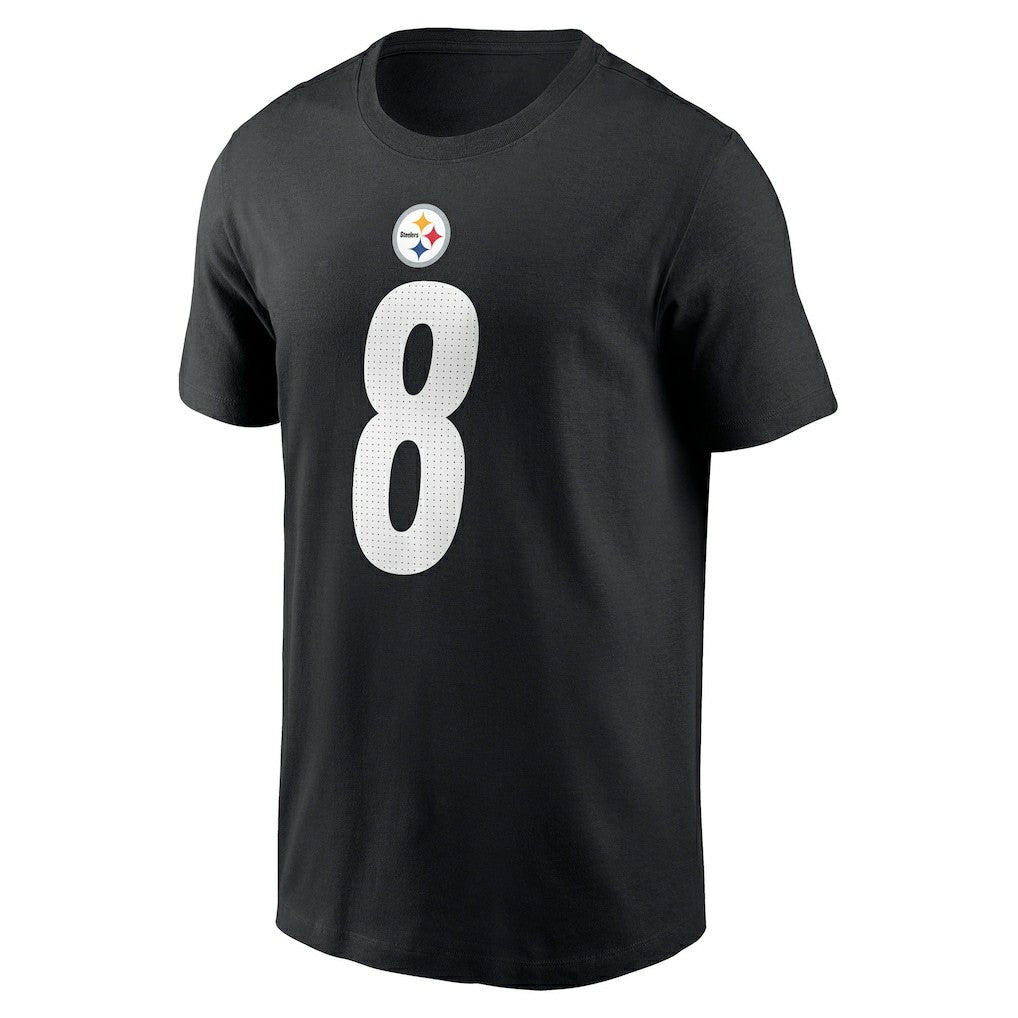 Aaron Rodgers Pittsburgh Steelers Name & Number T-Shirt Black | Nike for Sale