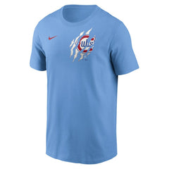 Chicago Cubs Nike Alt Pinstripe T-Shirt - MLB