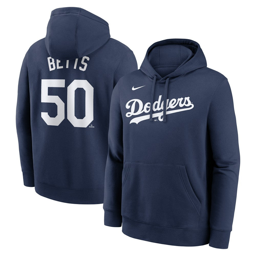 Mookie Betts Los Angeles Dodgers Nike Player Name & Number Club Pullover Hoodie - MLB