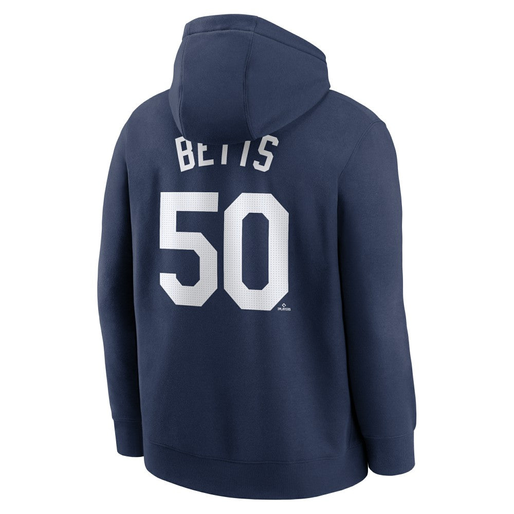 Mookie Betts Los Angeles Dodgers Nike Player Name & Number Club Pullover Hoodie - MLB