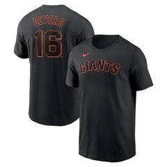 Rafael Devers San Francisco Giants Nike Home Name & Number T-Shirt - MLB