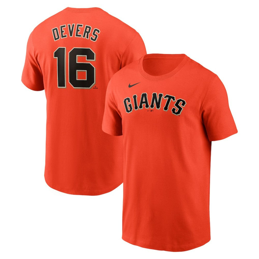 Rafael Devers San Francisco Giants Nike Name & Number T-Shirt - MLB