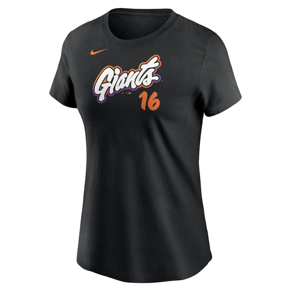 Rafael Devers San Francisco Giants Nike Women's 2025 City Connect Fuse Name & Number T-Shirt - MLB