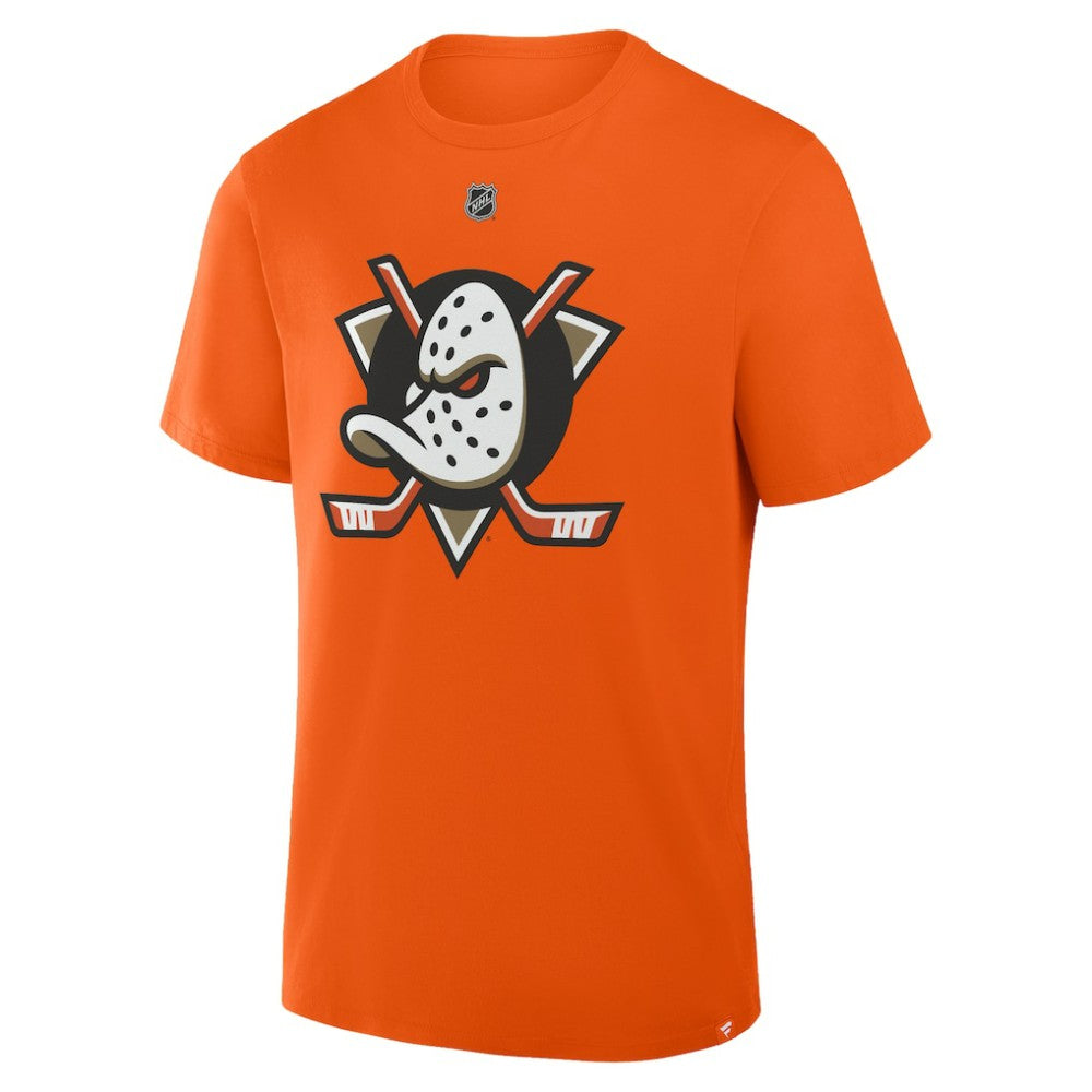 Chris Kreider Anaheim Ducks Fanatics Authentic Stack Name & Number T-Shirt - Orange - NHL