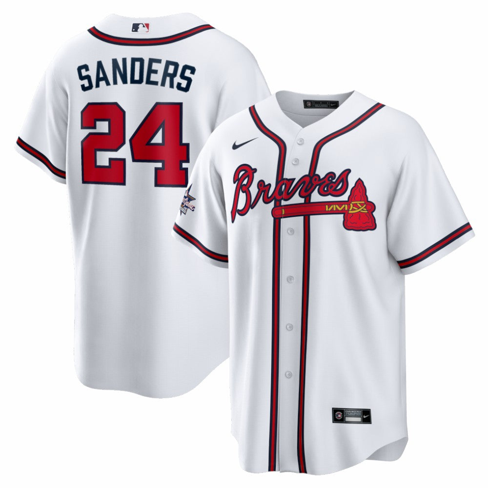 Deion Sanders Atlanta Braves Nike Home Retired Player Replica Jersey - MLB