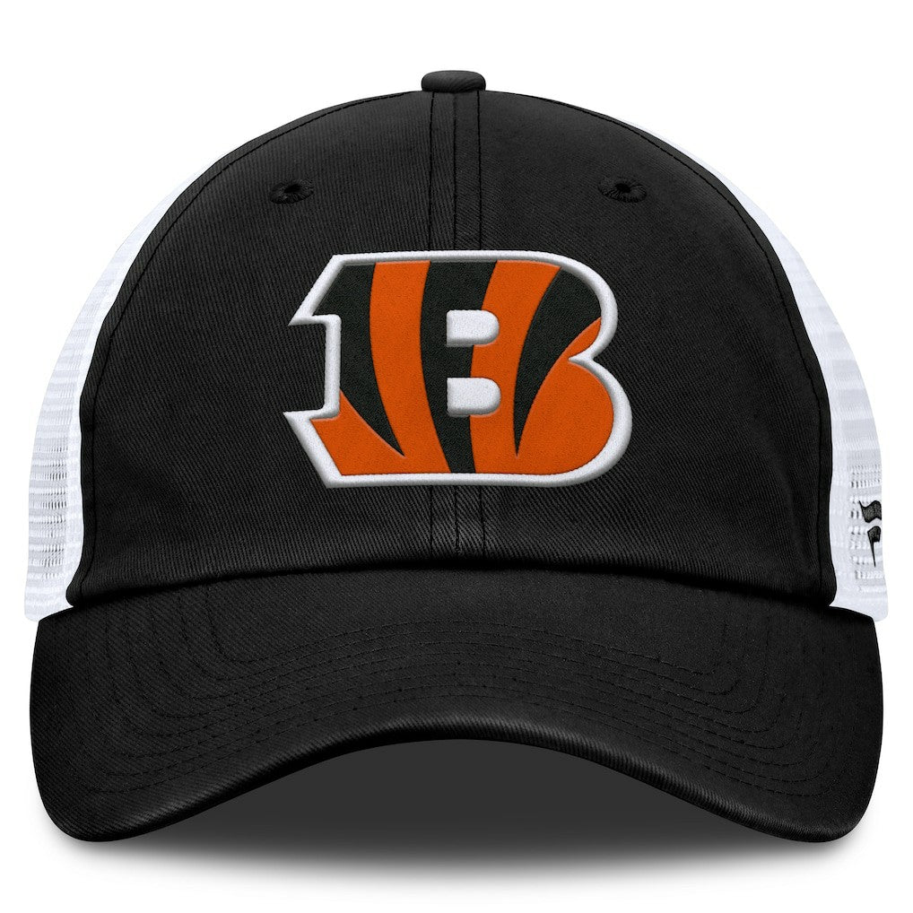 Cincinnati Bengals Trucker Adjustable Hat Black/White | Fanatics