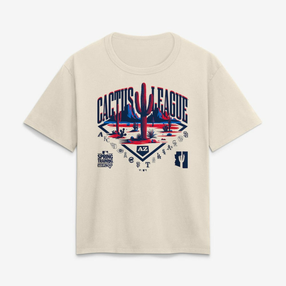 2026 Spring Training Cactus League Fanatics Women's Relaxed Hip Legacy T-Shirt - MLB