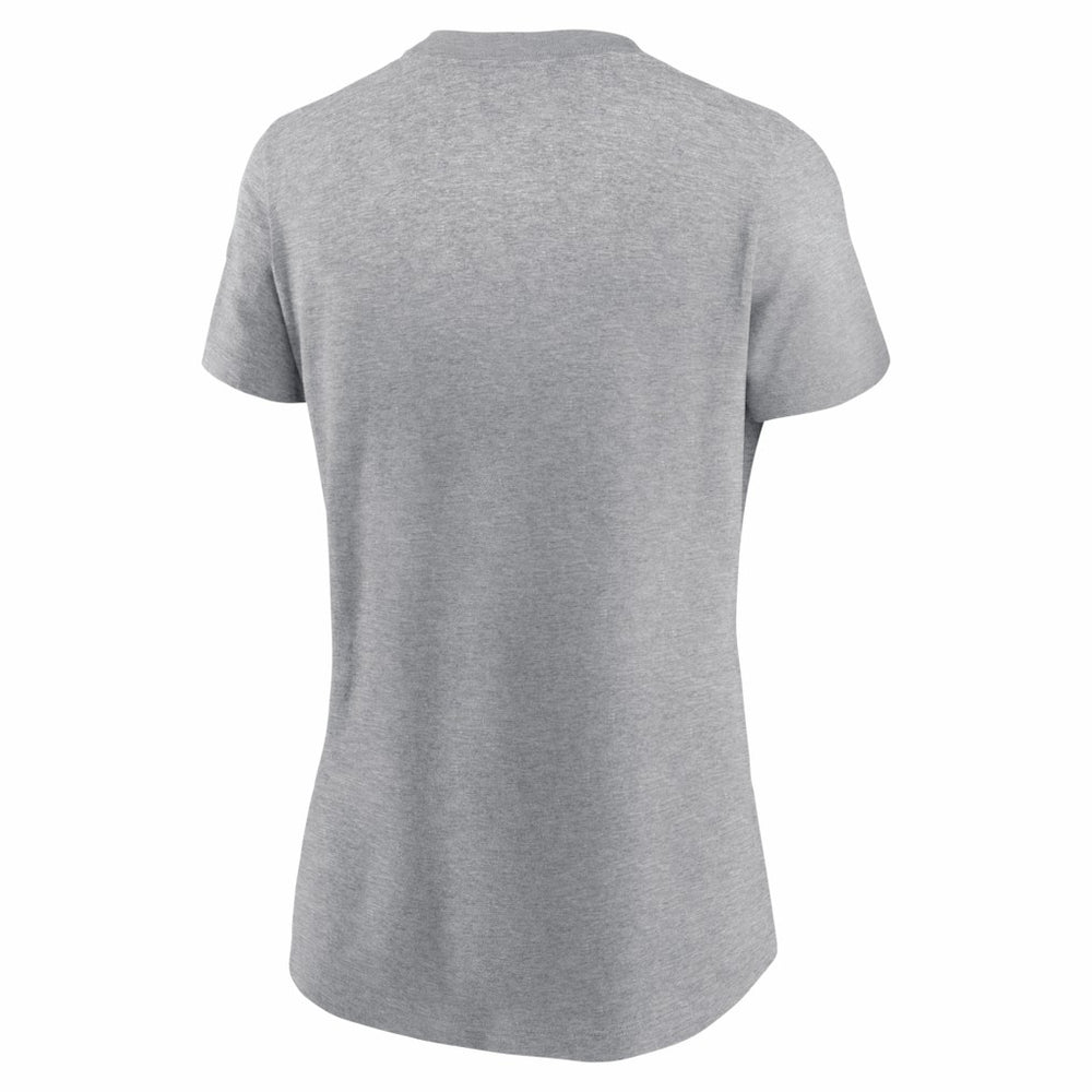 New England Patriots Women's 2025 AFC Champions Locker Room Trophy Collection T-Shirt Heather Gray | Nike for Sale
