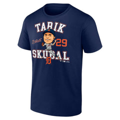 Tarik Skubal Detroit Tigers Fanatics Hometown Caricature Player T-Shirt - MLB