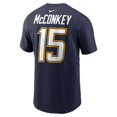 Ladd McConkey Los Angeles Chargers Alternate Super Chargers Name & Number T-Shirt Navy | Nike for Sale