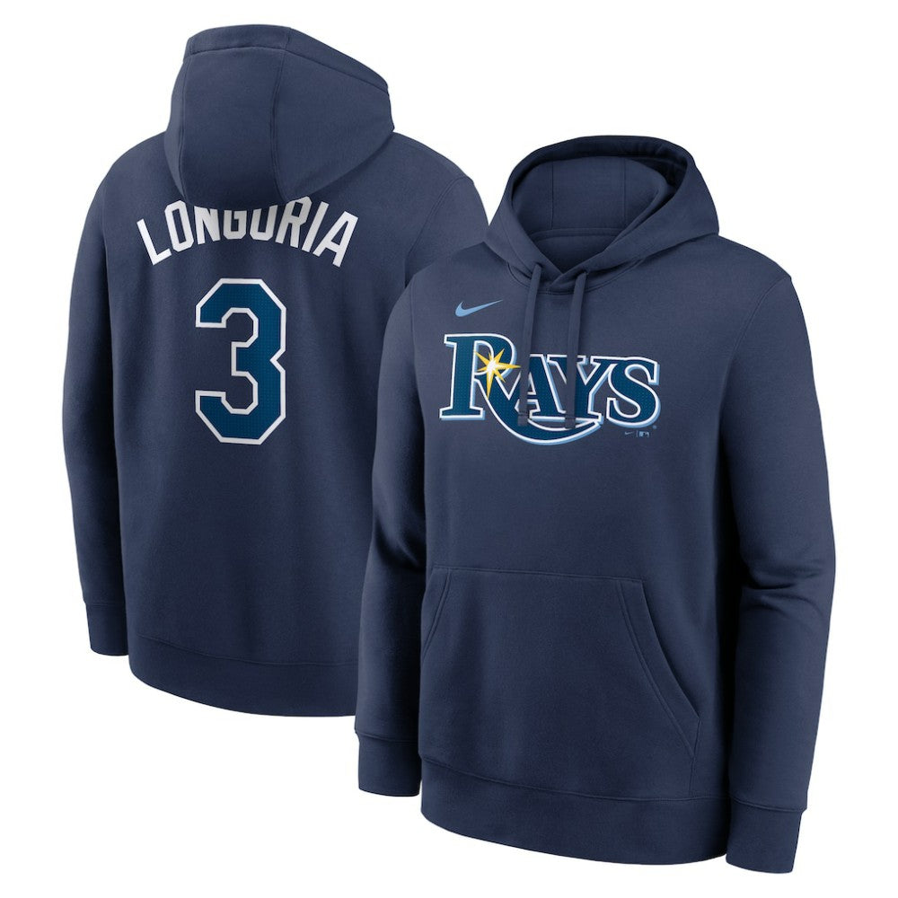 Evan Longoria Tampa Bay Rays Nike Player Name & Number Club Pullover Hoodie - MLB