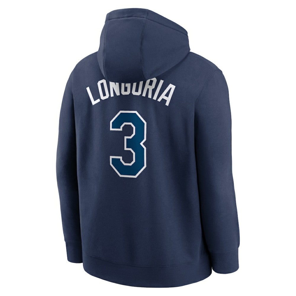 Evan Longoria Tampa Bay Rays Nike Player Name & Number Club Pullover Hoodie - MLB