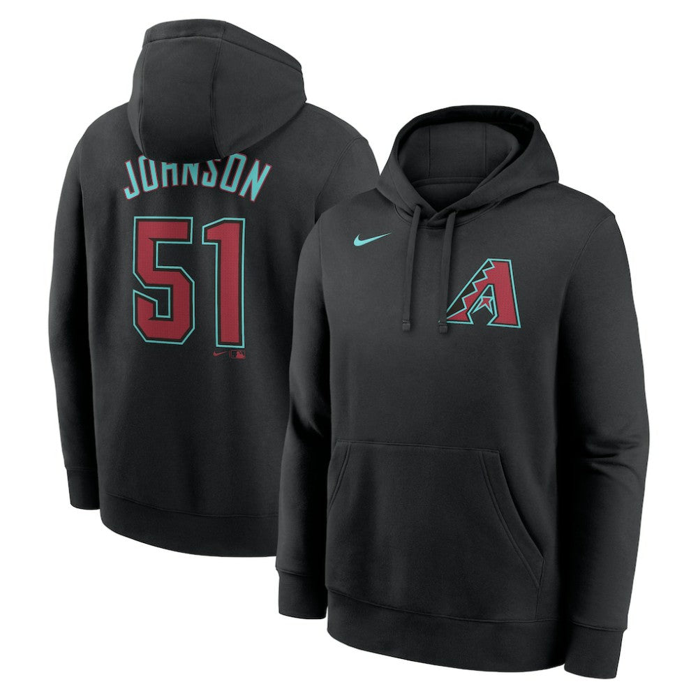 Randy Johnson Arizona Diamondbacks Nike Player Name & Number Club Pullover Hoodie - MLB