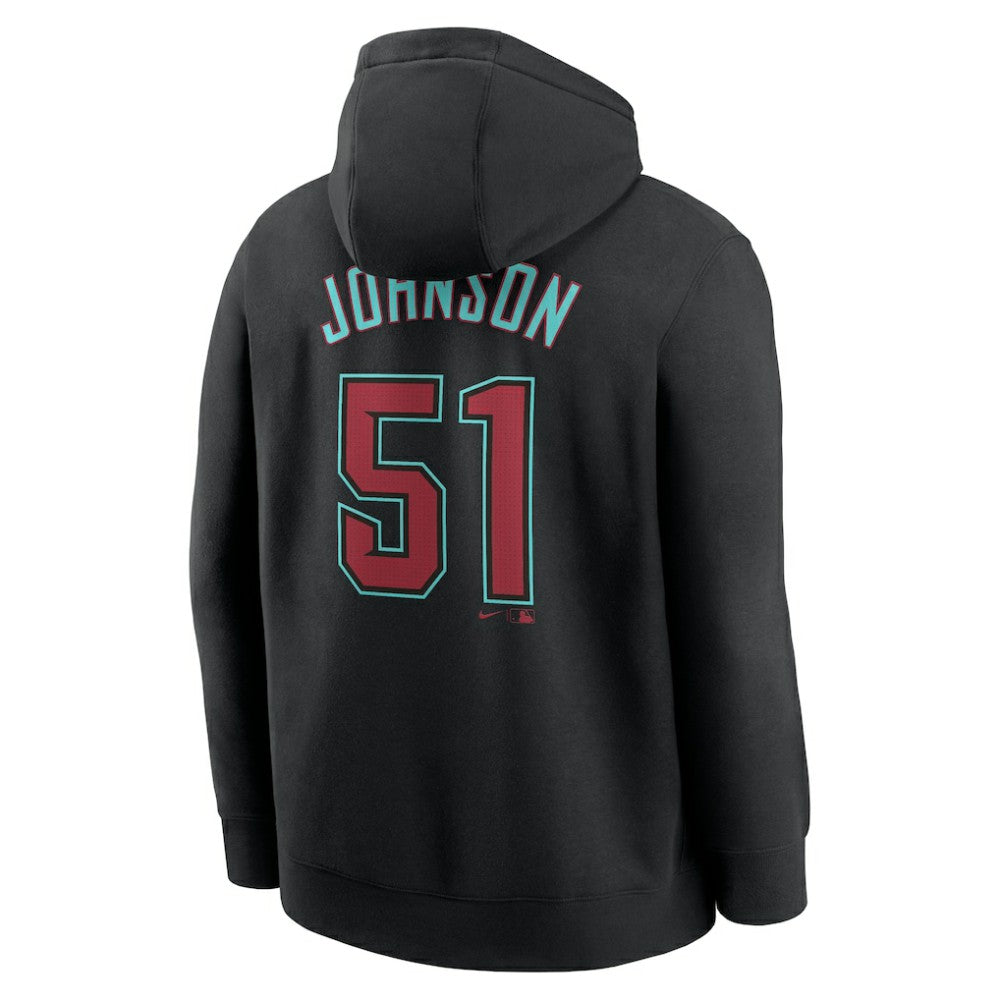Randy Johnson Arizona Diamondbacks Nike Player Name & Number Club Pullover Hoodie - MLB