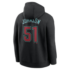 Randy Johnson Arizona Diamondbacks Nike Player Name & Number Club Pullover Hoodie - MLB