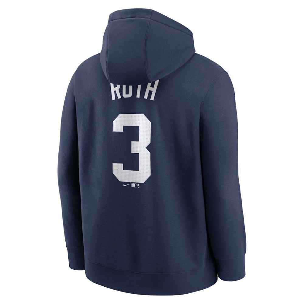 Babe Ruth New York Yankees Nike Retired Player Name & Number Club Pullover Hoodie - MLB