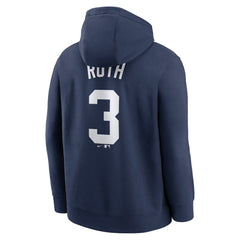 Babe Ruth New York Yankees Nike Retired Player Name & Number Club Pullover Hoodie - MLB