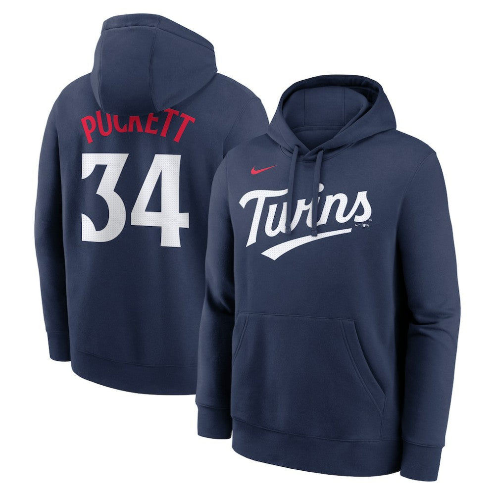 Kirby Puckett Minnesota Twins Nike Player Name & Number Club Pullover Hoodie - MLB