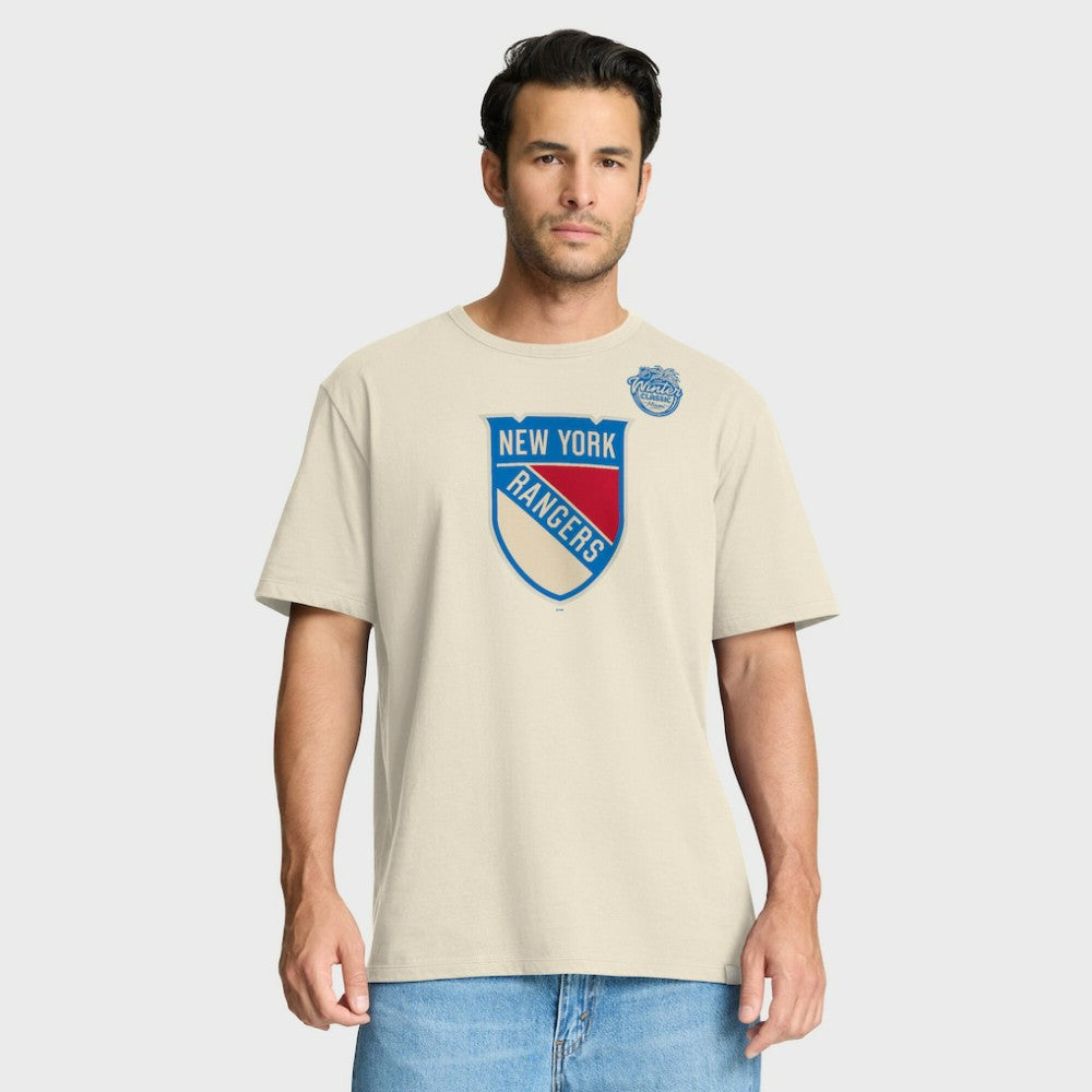 New York Rangers Fanatics 2026 NHL Winter Classic T-Shirt - Cream - NHL