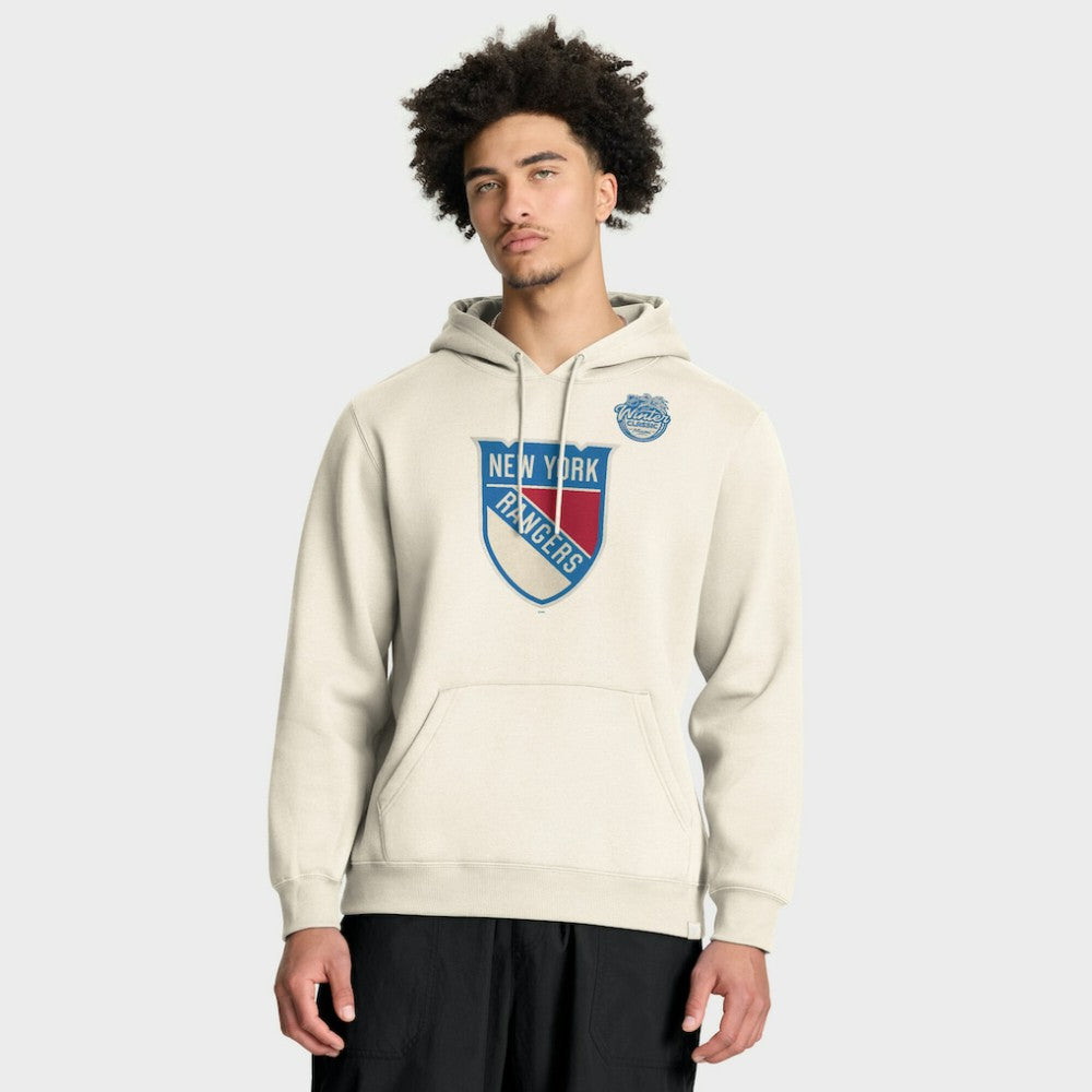 New York Rangers Fanatics 2026 NHL Winter Classic Pullover Hoodie - Cream - NHL